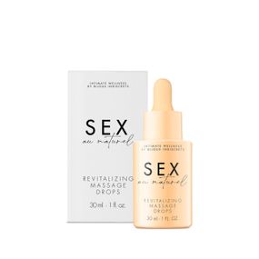 Капли для интимного массажаRevitalising Intimate Massage Drops, 30 мл Sex au Naturel by Bijoux Indiscrets