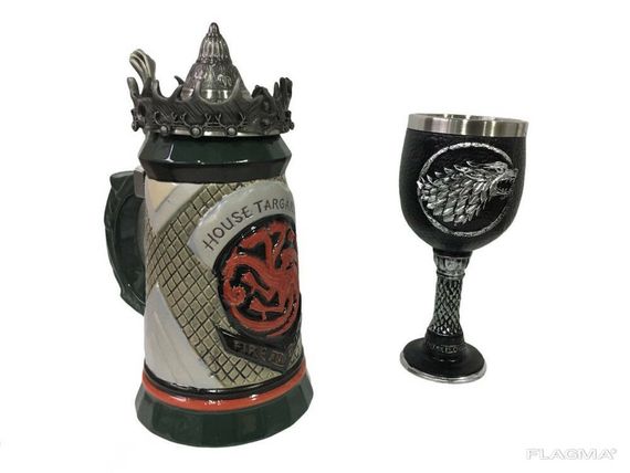 Подарочный набор Кружка Game Of Thrones House Targaryen Fire And Blood Игра Престолов и... | Зображення 2