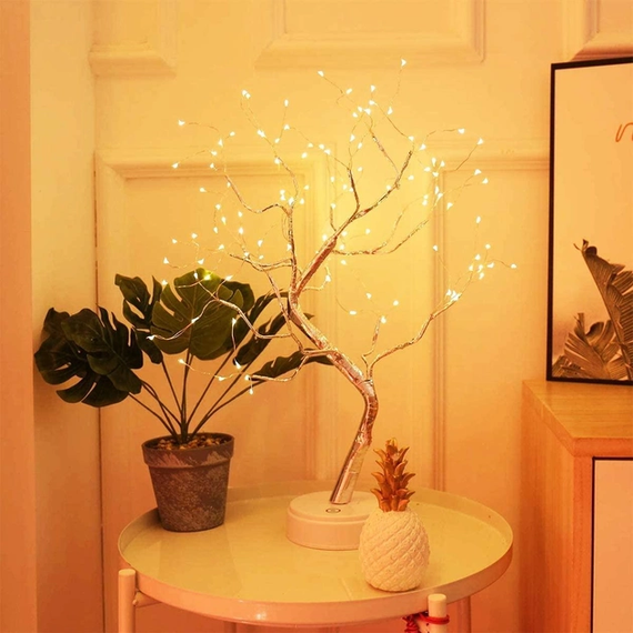 Настільний світильник DIY Auelife 108 Led дерево гірлянда Бонсай Auelife Тепле світло | Зображення 4