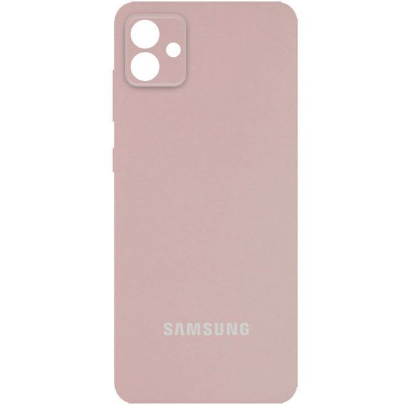 Чохол Silicone Cover Full Camera (AA) для Samsung Galaxy A04e, Рожевий
