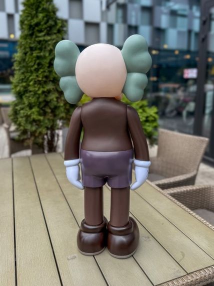 Статуетка Kaws Companion колекційна фігурка для інтер'єру 70 см коричневий kw013 | Зображення 5