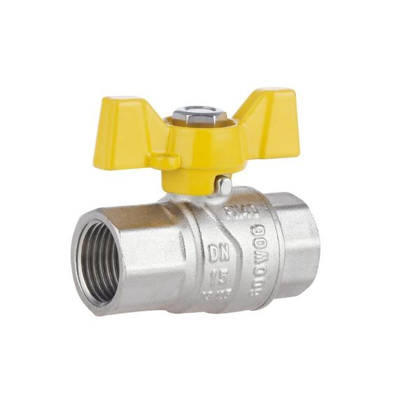 Кран кульовий Thermo Alliance Forte 1/2" ВР для газу (метелик) SF602G15