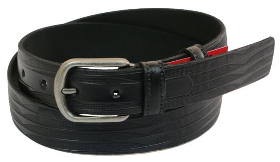 Ремень под брюки Skipper черный 3,3 см