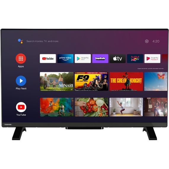 TV 32 Toshiba 32LA2E63DG FHD/LED/T2/Android 11/2 x 6W/Dolby Digital/HDMI/Wi-Fi/VESA 75 x 75 M4/Black