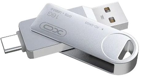 USB флеш-накопичувач з двома роз'ємами USB 3.0 та Type-C XPRO DK03 64GB (37756-01_314)