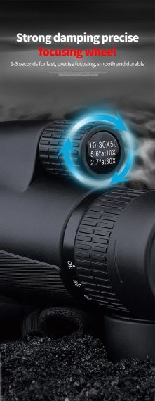 Монокуляр Bossdun 10-30x50 Zoom HD кемпинг мощный Largo Alcance со штативом телефонный клип для наблюдения | Зображення 3