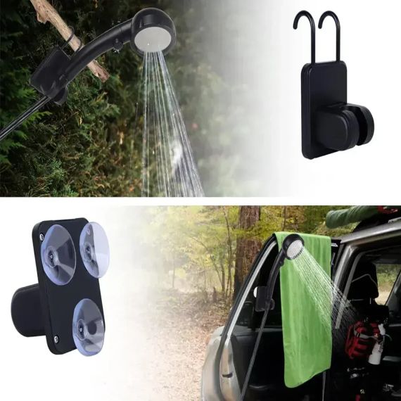 Портативний душ із насосом на акумуляторі MaxFlow 6000 mA із зарядкою від USB, Душ похідний | Зображення 1