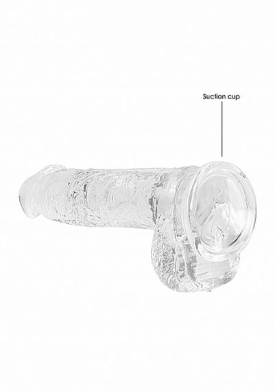 Фалоімітатор - Realrock Dildo 6" Transparent Sex Aura | Зображення 2