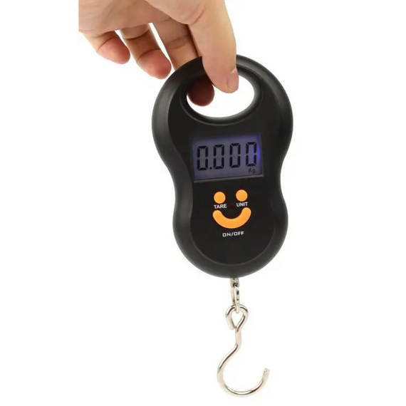 Ручний електронний кантер до 50 кг із функцією тарування, фіксації ваги й автоматичним вимкненням чорні | Зображення 2