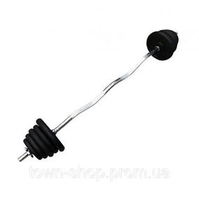 Наборная штанга Home TI-0201-W-33, 33 кг W-образный гриф