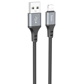 Дата кабель Hoco X86 Spear USB to Lightning (1m) Black