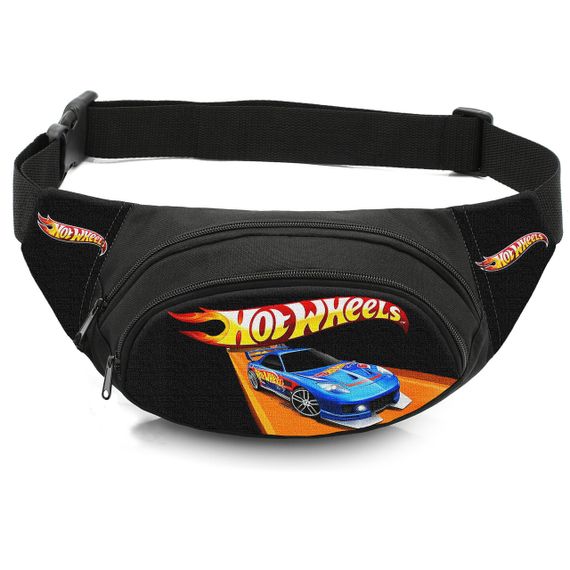Сумка-бананка детская с принтом Хот Вилс поясная сумка для мальчика (4667)