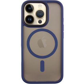 TPU+PC чохол Metal Buttons with MagSafe для Apple iPhone 16 Pro (6.3") Синій