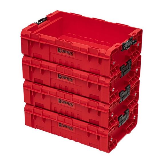 Відкритий ящик для інструментів, 18", 450x310x130, SYSTEM PRO Box 130 Red, SKRQPROB1302CZEPG001, QBRICK | Зображення 3