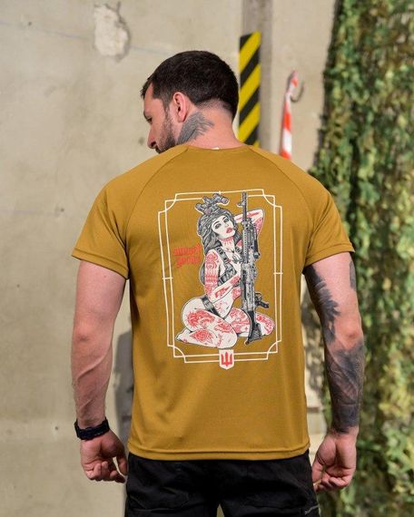 Тактична потоотводна футболка Sunset кайот ПП7685