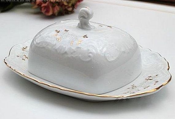 Маслянка Cmielow Rococo White flower 9705-1274