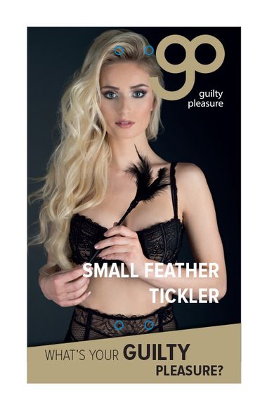 Стек з пір'ям GP SMALL FEATHER TICKLER BLACK Sex Aura | Зображення 1