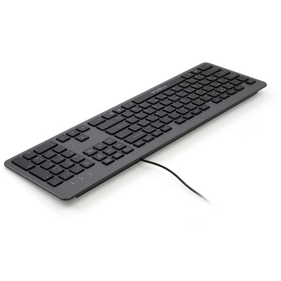 Клавіатура Vinga KB735 black-grey | Зображення 1
