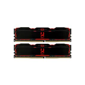 Модуль пам&#039;яті для комп&#039;ютера DDR4 32GB (2x16GB) 3200 MHz IRDM Black Goodram (IR-X3200D464L16A/32GDC)