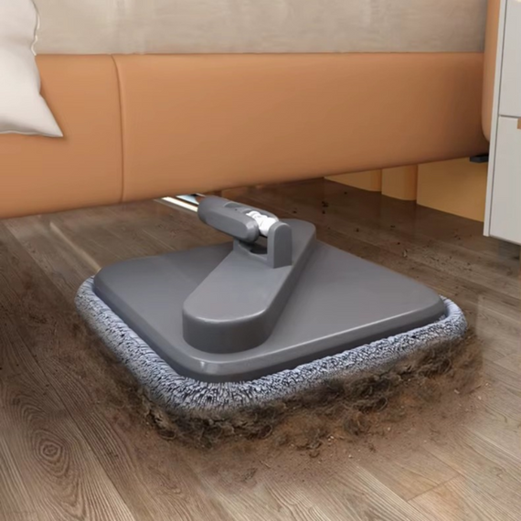 Швабра квадратна з самовитиском і відром-центрифугою TY549, комплект для прибирання 2 в 1 з телескопічною ручкою та насадками | Зображення 6