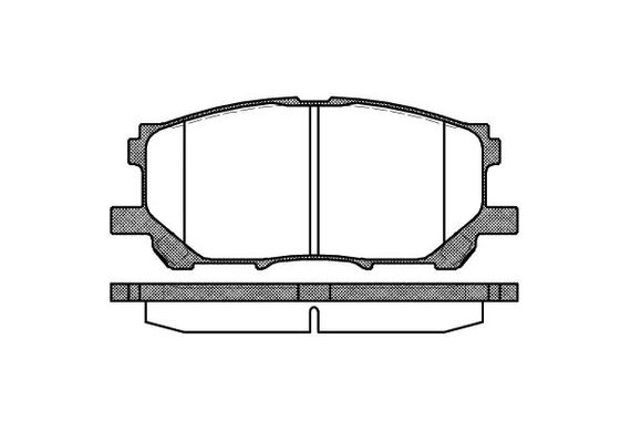 Колодки передні гальмівні Lexus RX 03-08 (sumitomo), WOKING (P1139300) | Зображення 6