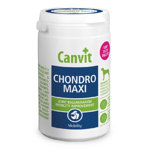 Вітаміни Canvit Chondro Maxi for dogs для здоров'я суглобів у великих собак 230 гр