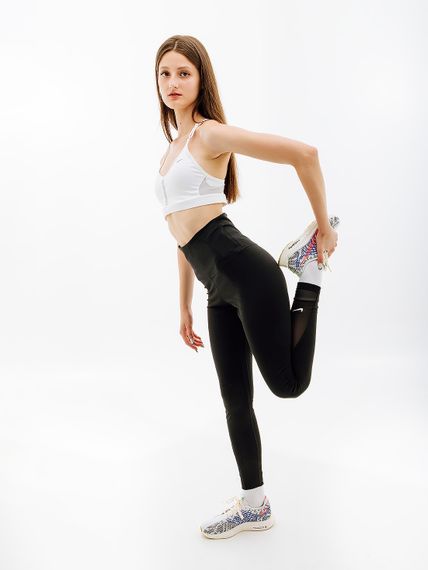 Топ Nike W NK INDY BRA V-NECK | Зображення 3