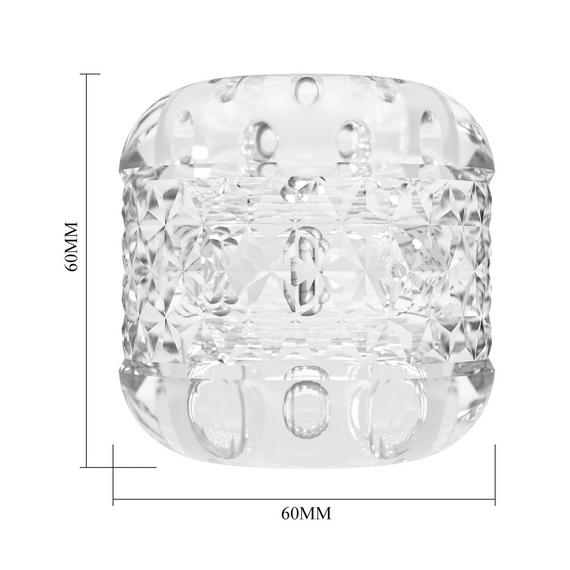 Мастурбатор Pretty Love - Crystle Transparent, BM-009253MN-1 Sex Aura | Зображення 6