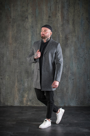 Пальто антрацит S M | Зображення 6