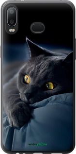 Чохол на Samsung Galaxy A6s Димчастий кіт "825u-1604-2448"