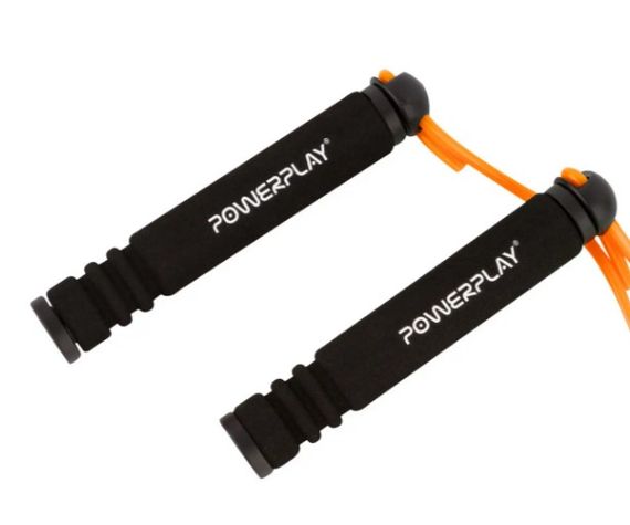 Скакалка PowerPlay 4205 Classic Plus Jump Rope Помаранчева 2,7 м (PP_4205_Orange) | Зображення 1