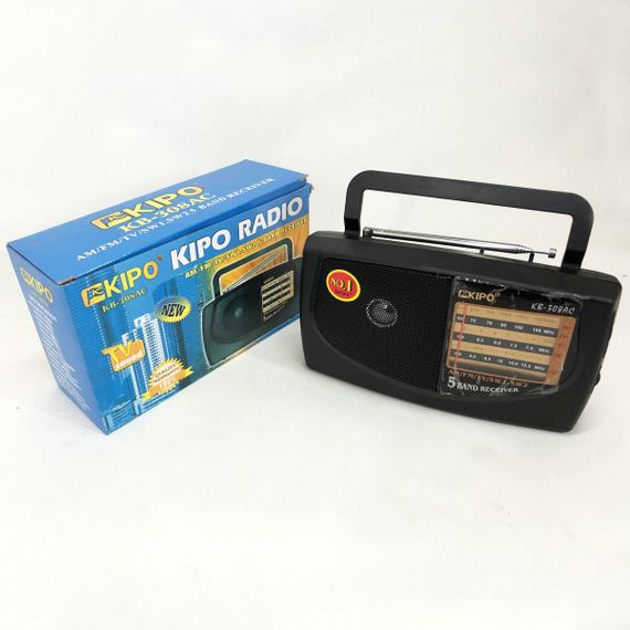 Всеволновый радиоприемник профессиональный KIPO, Радиоприемник с мощным приемом, Приемник фм радио VQ-62 | Зображення 9