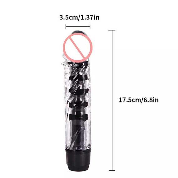 Силіконовий вібратор - Чорний | Зображення 1