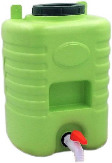 Рукомийник  пластиковий 10л бак для води з краном для дачі | Зображення 1