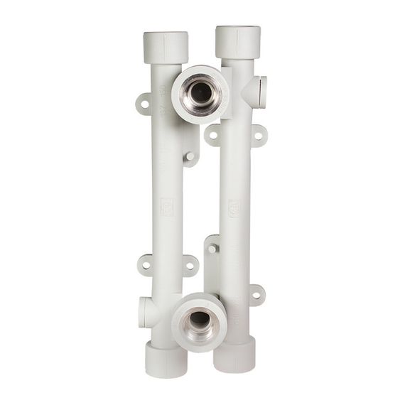 Коліно подвійне настінне PP-R 2x20x1/2 (KP0154/22471)