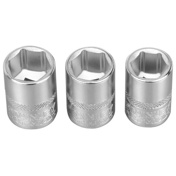 Набор торцевых головок 1/4 Maxi Drive, с шестигранным профилем, 3 шт: 11, 12, 13 мм. STANLEY FMMT17092-0 | Зображення 3