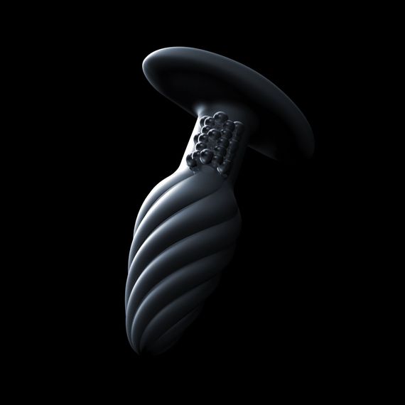 Анальна пробка з вібрацією та перлинним масажем Dorcel Spin Plug, макс. діам. 3,8 см, пульт ДК | Зображення 6