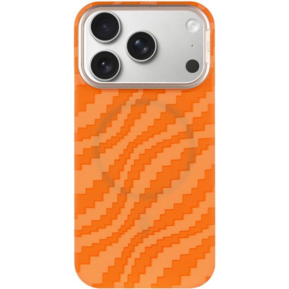 Чохол TPU+PC KVZV Kayla Ultra-thin with Magnetic Fit для Apple iPhone 17 Pro / 18 Pro (6.3") Orange | Зображення 1