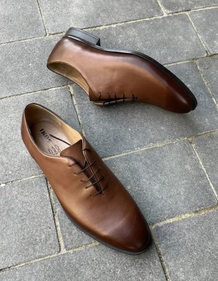 Руді шкіряні туфлі Ikos 41 розмір | Зображення 7