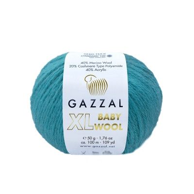 Gazzal BABY WOOL XL No 832 пряжа для в'язання Gazzal