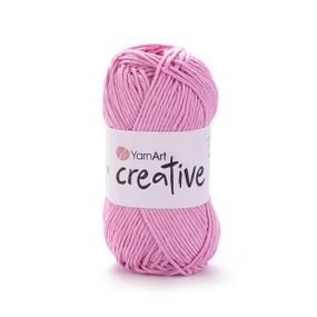 Пряжа YarnArt CREATIVE Креатив No 230 розовый хлопок, нитки для вязания