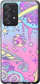 Чохол на Samsung Galaxy A52 Рожева галактика з пластику FCh_047688