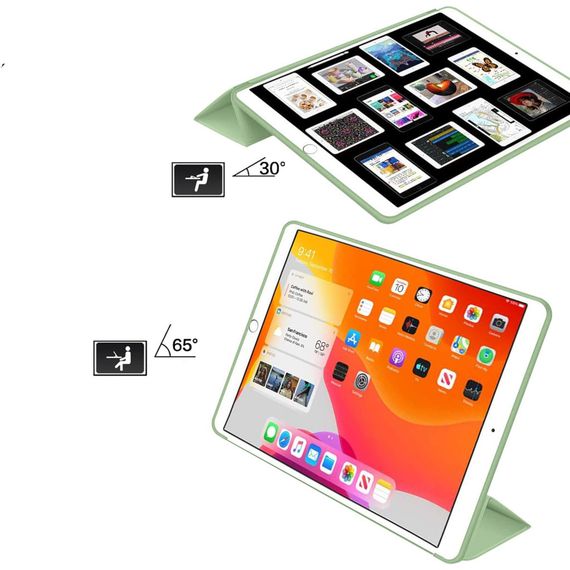 Чохол до планшета BeCover Tri Fold Soft TPU Silicone Apple iPad Air (4/5) 2020/2022 10.9" Green (711131) | Зображення 3