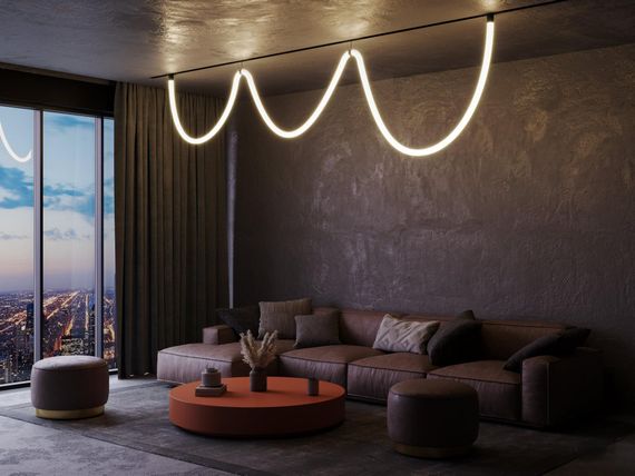 Неоновий світильник PROLUM™ для магнітної трекової системи M20; 36W; 48V; SERIES "NT"; Білий 4000K; 3М | Зображення 2