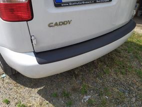 Накладка на задній бампер (ABS) для Volkswagen Caddy 2004-2010 рр