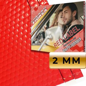 Преміальна віброізоляція Vibrex Red Label 2 500 350 шумоізоляція без артикулів і повторень 106 символів.
