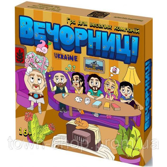 Настольная игра для компании "Вечорниці" 8878-VCHR Укр