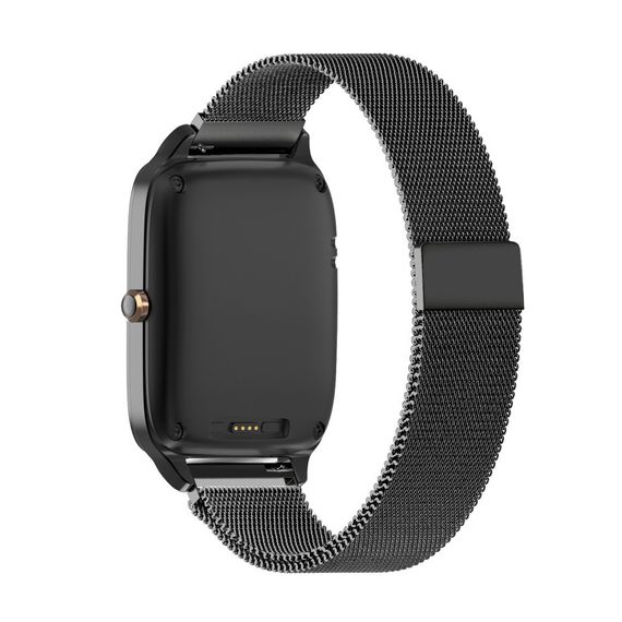 Міланський сітчастий ремінець для годинника Asus ZenWatch 2 (WI501Q) - Black | Зображення 1