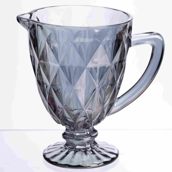 Глек для напитков Fractal стеклянный 1 литр HP-19-267 кувшин для лимонада прозрачный