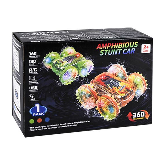 Машинка-амфибия на радиоуправлении YL-103 2.4G Transparent green | Зображення 5